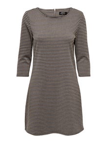 ONLY mini Checked Dress -Black - 15186283