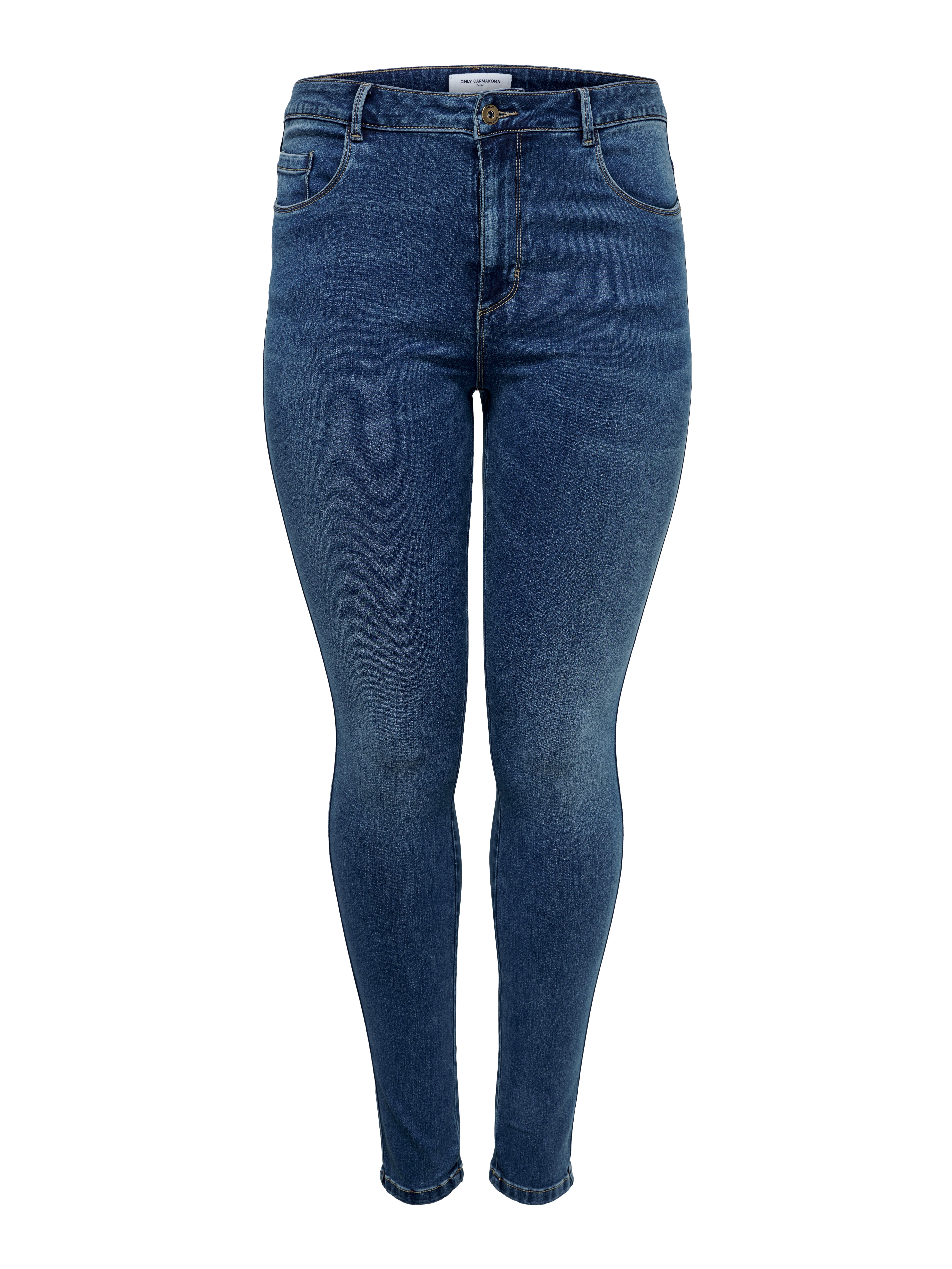 Thumbnail - Caraugusta Hohe Taille Skinny Fit Jeans