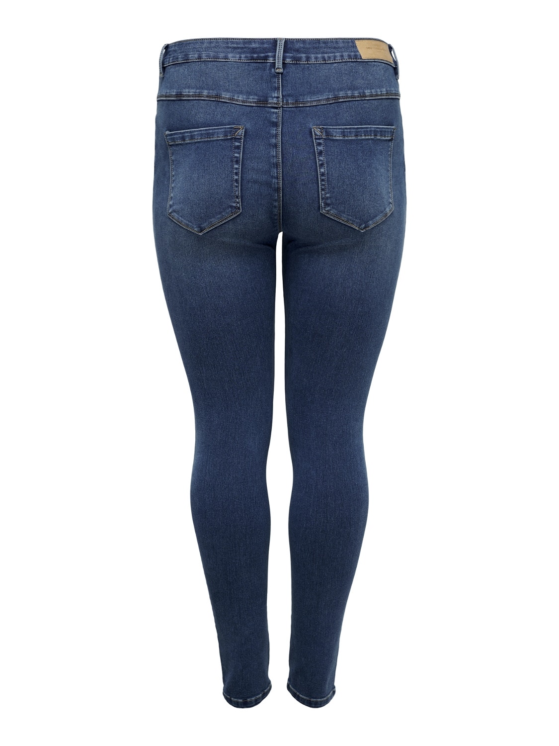 ONLY Curvy caraugusta hw Jeans skinny fit -Medium Blue Denim - 15186392
