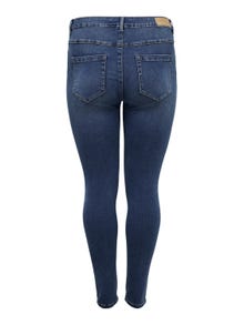 ONLY Curvy caraugusta hw Skinny fit jeans -Medium Blue Denim - 15186392