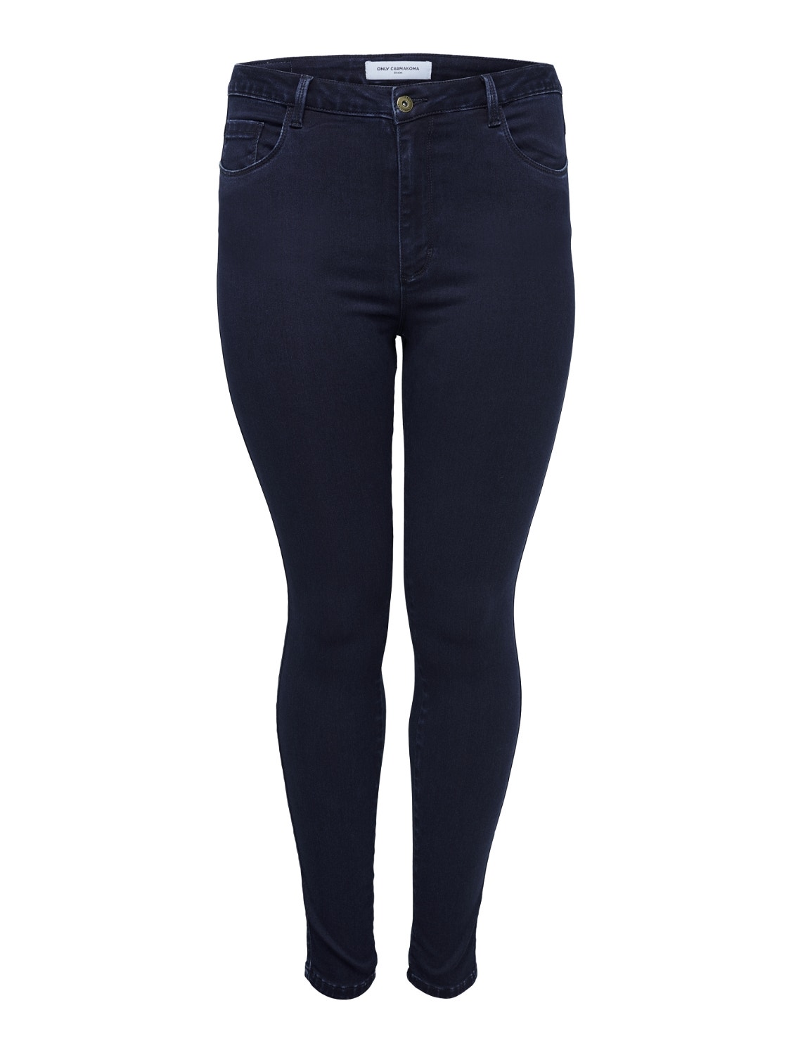 ONLY Skinny Fit Hohe Taille Jeans -Dark Blue Denim - 15186403