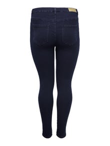 ONLY Curvy caraugusta Skinny fit-jeans -Dark Blue Denim - 15186403