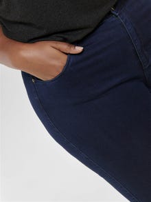 ONLY Jeans Skinny Fit Taille haute -Dark Blue Denim - 15186403