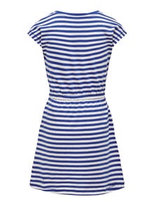 ONLY Regular Fit O-Neck Short dress -Mazarine Blue - 15186520