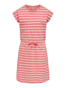 ONLY Regular Fit O-Neck Short dress -Tea Rose - 15186520