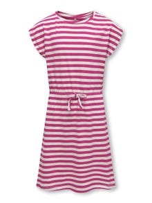 ONLY Regular Fit O-Neck Short dress -Very Berry - 15186520