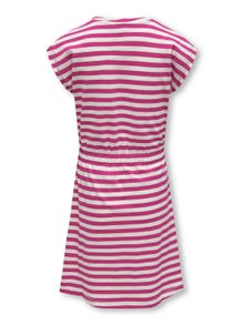 ONLY Regular Fit O-Neck Short dress -Very Berry - 15186520