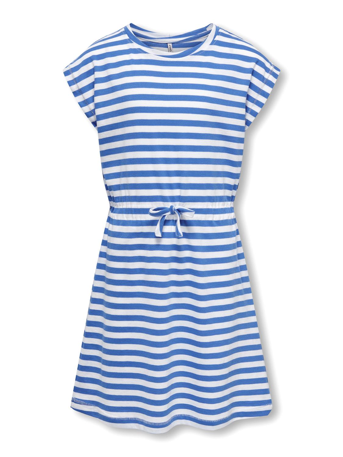 ONLY Normal geschnitten Rundhals Kurzes Kleid -French Blue - 15186520
