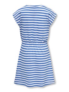 ONLY Normal geschnitten Rundhals Kurzes Kleid -French Blue - 15186520
