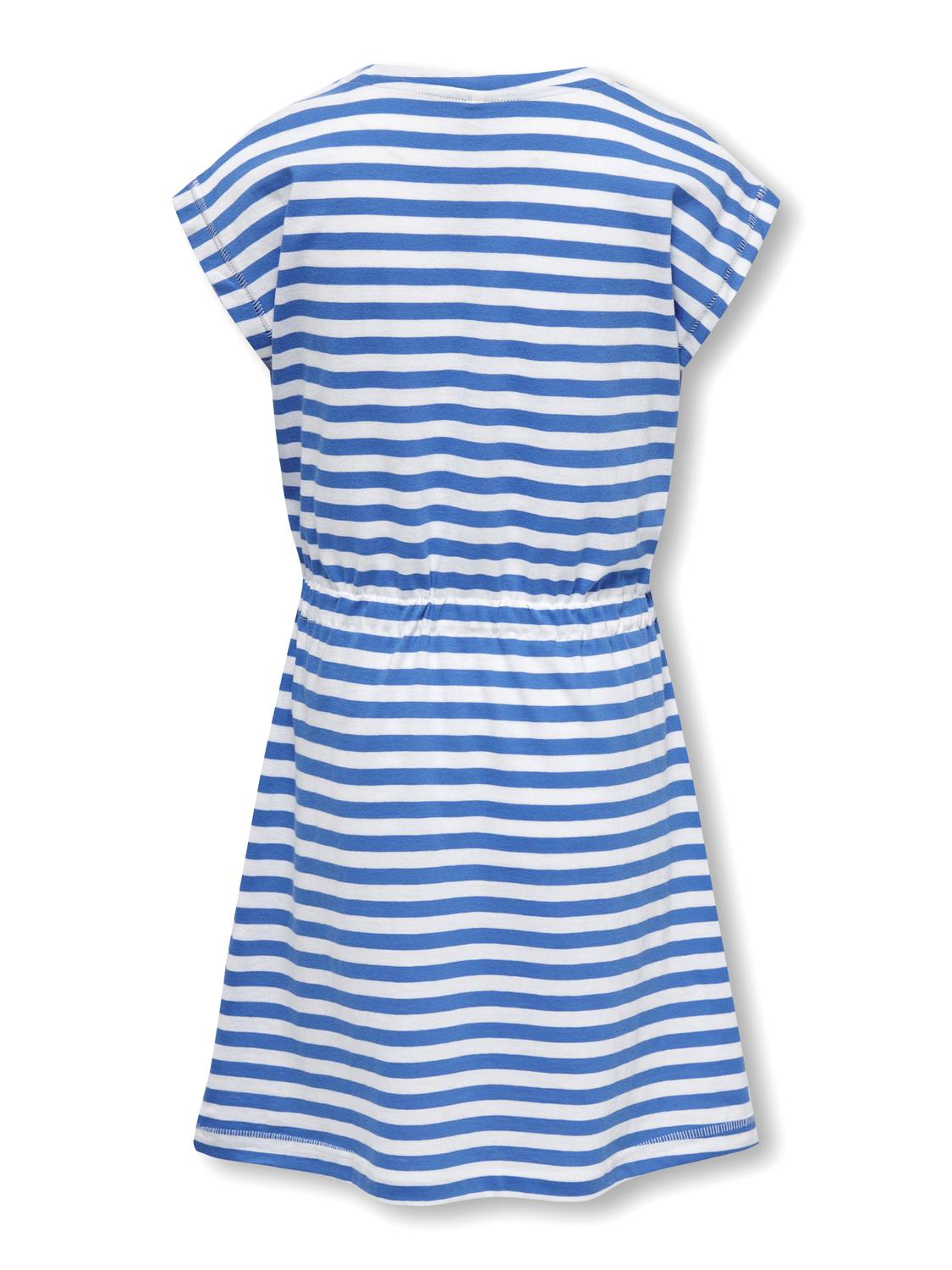 ONLY Regular Fit O-Neck Short dress -French Blue - 15186520