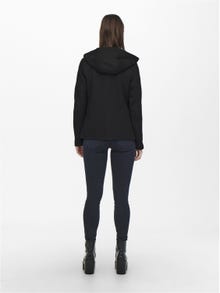 ONLY Drapy oversized hood Jacket -Black - 15186683