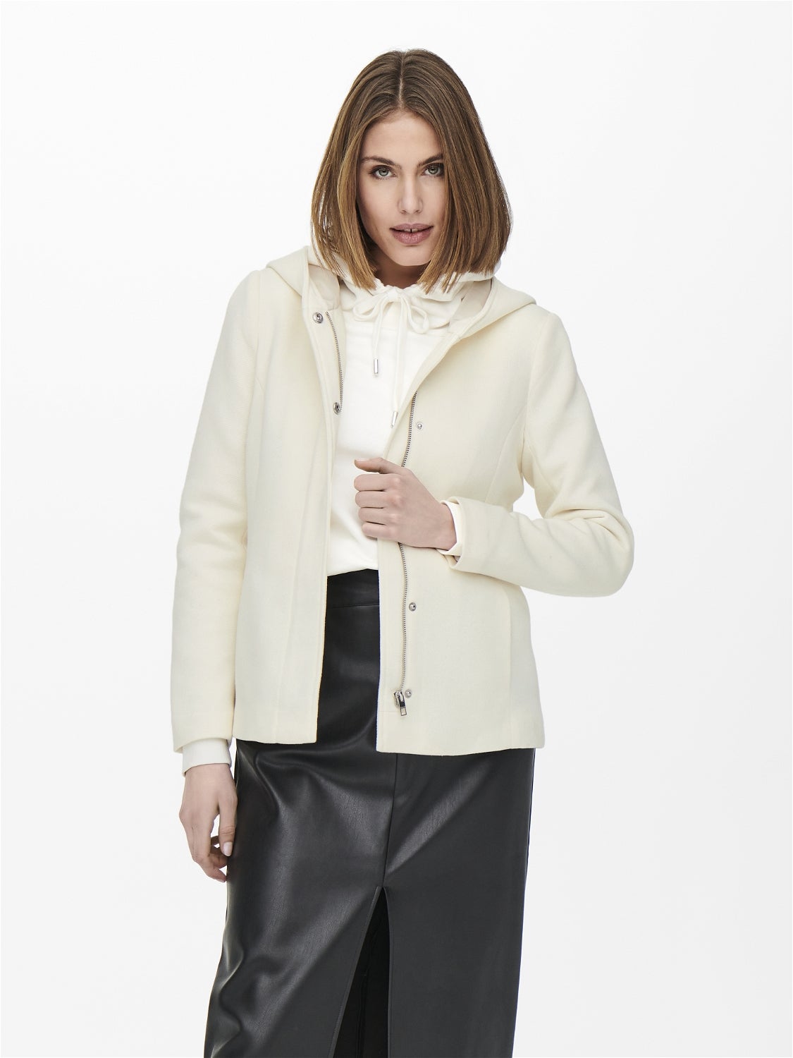 old navy cream coat