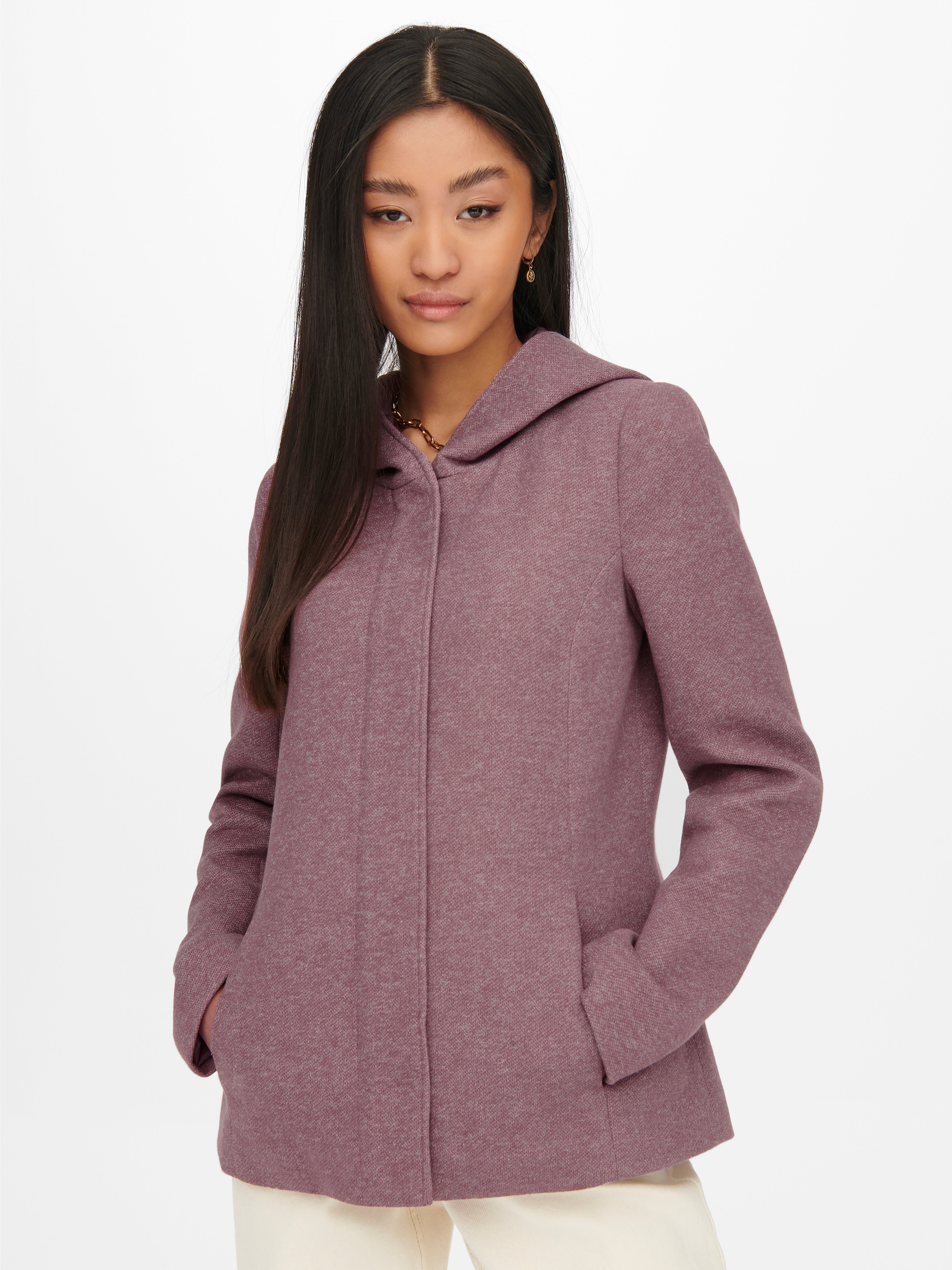Short hood Jacket | Dark Rose | ONLY®