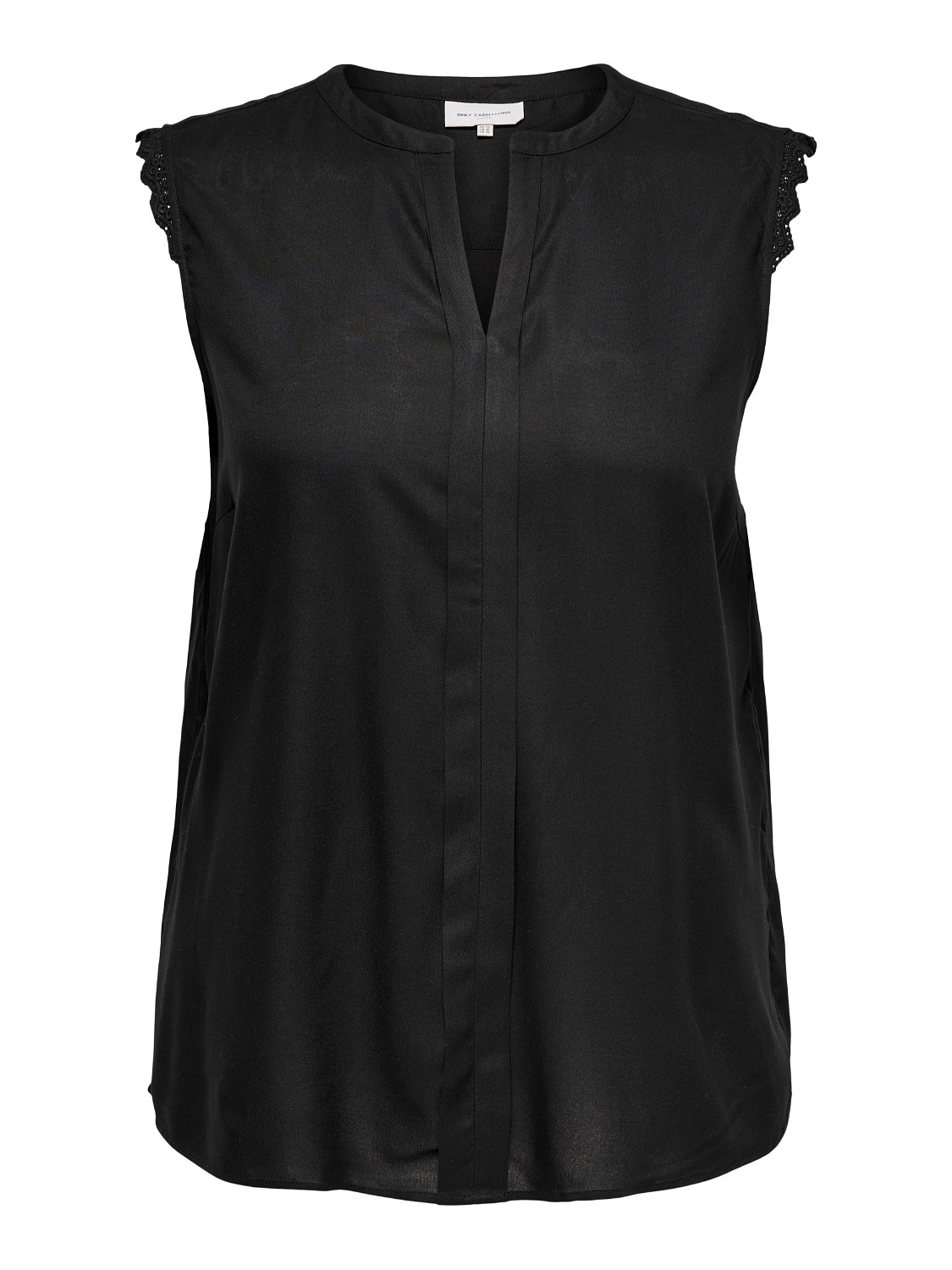 ONLY Curvy loose Sleeveless Top -Black - 15187018