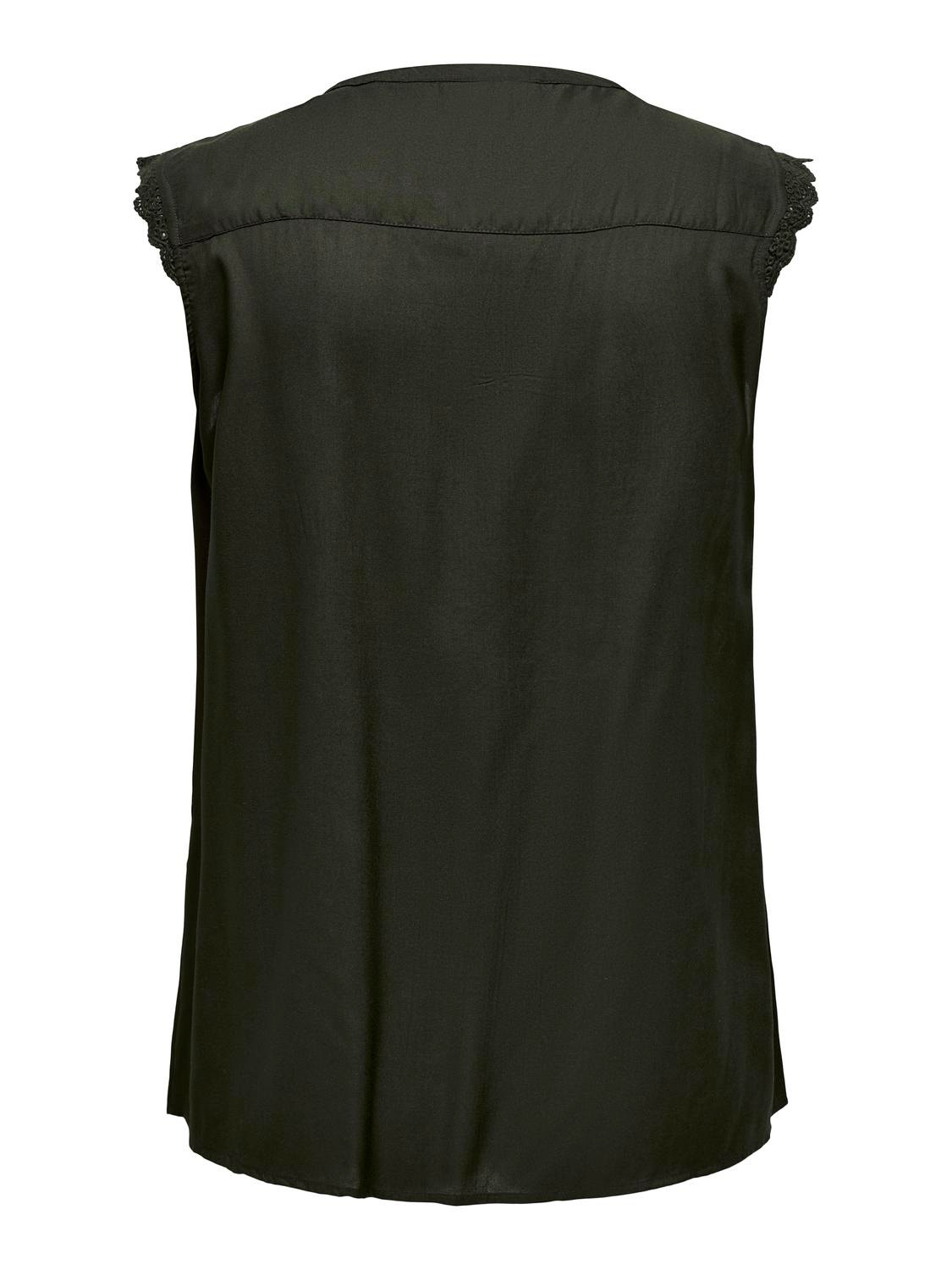 ONLY Curvy loose Sleeveless Top -Peat - 15187018