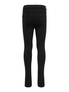 ONLY Rose button Skinny fit jeans -Black Denim - 15187070