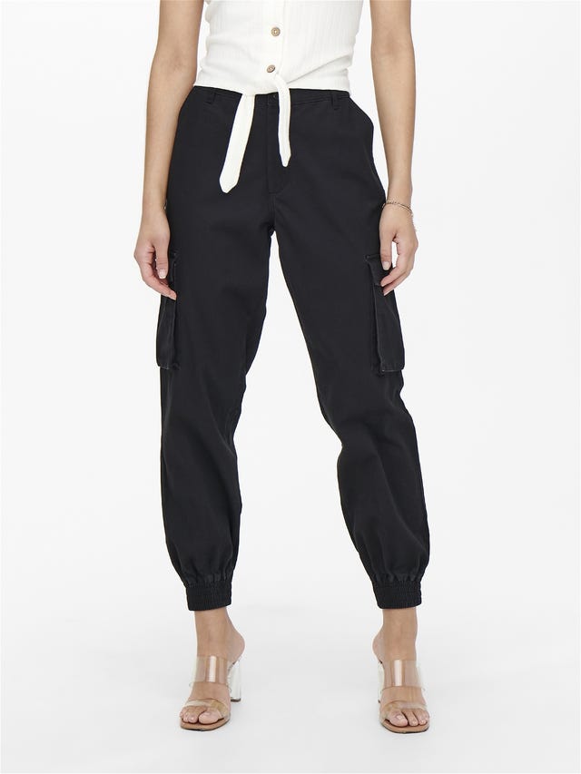 ONLY Pantalons Comfort Fit Taille moyenne - 15187743