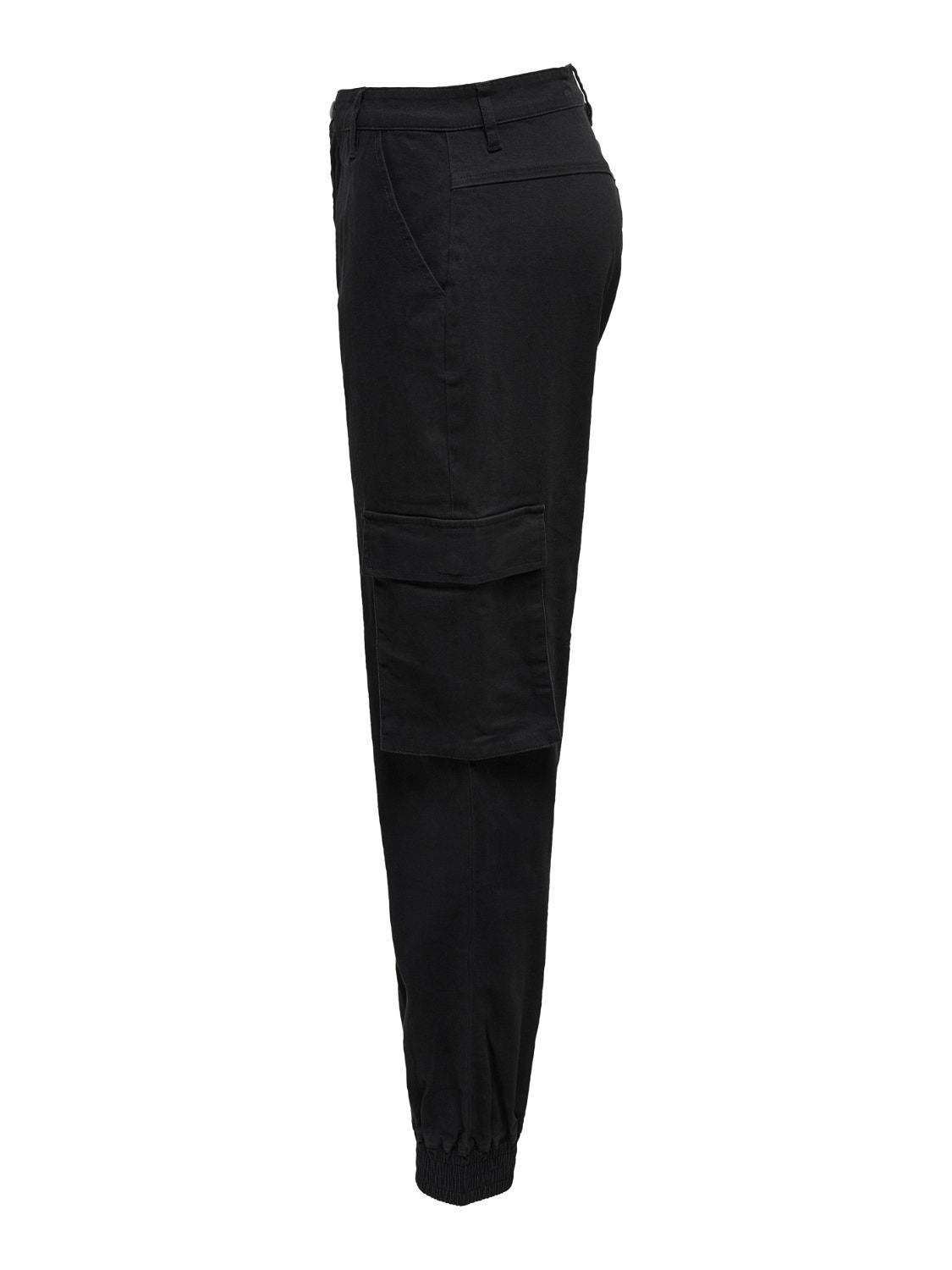 ONLY Taille moyenne Pantalon cargo -Black - 15187743