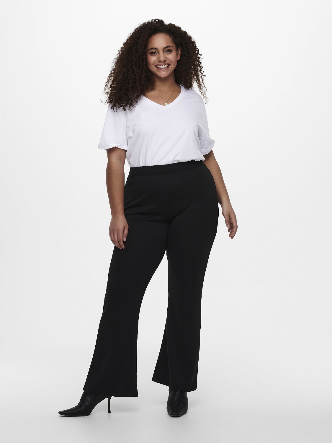 ONLY Flared Fit Flared legs Trousers -Black - 15187883