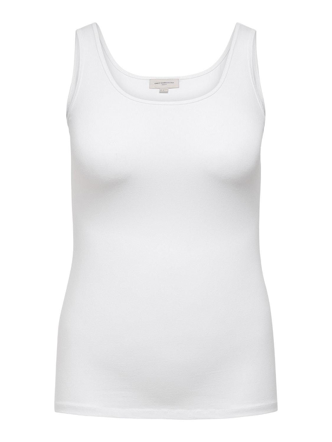 ONLY Slim fit O-hals Tanktop -White - 15188036
