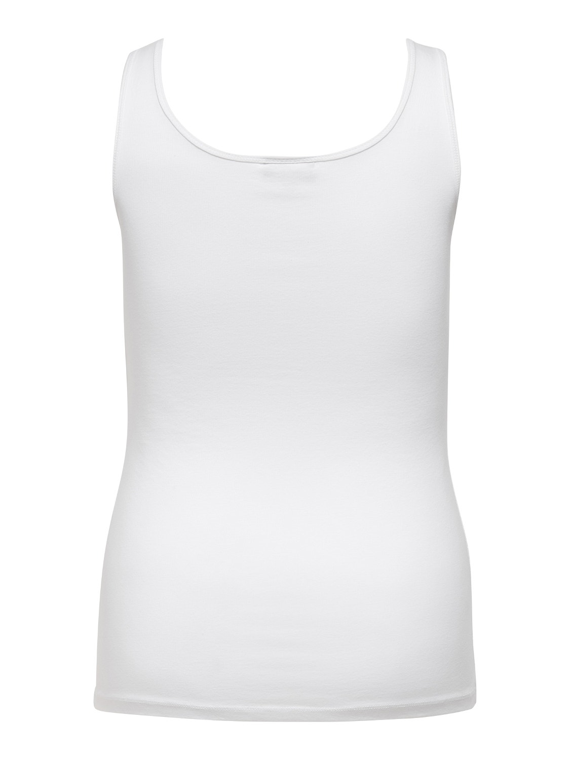 ONLY Básico en tallas grandes Camiseta de tirantes -White - 15188036
