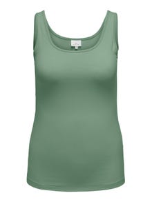 ONLY Slim Fit Rundhals Tank-Top -Hedge Green - 15188036