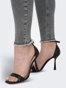 ONLY ONLBLUSH MID WAIST SKINNY ANKLE Jeans -Grey Denim - 15188520