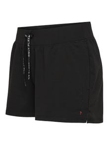 ONLY Shorts Loose Fit Taille moyenne Fentes latérales -Black - 15189170