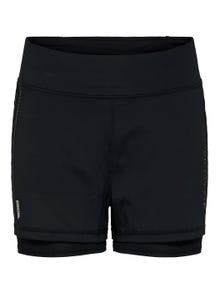ONLY Enger Schnitt Mittlere Taille Shorts -Black - 15189263