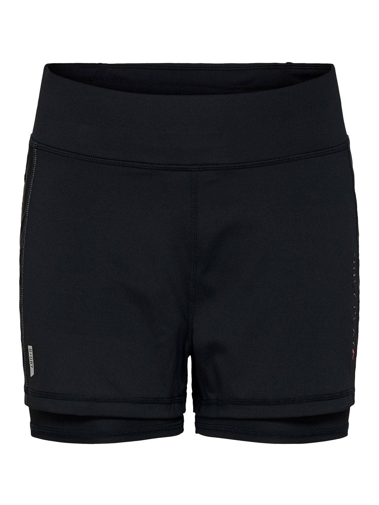 ONLY Shorts Tight Fit Taille classique -Black - 15189263