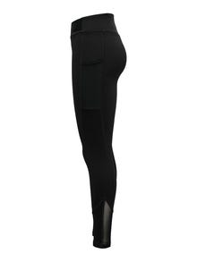ONLY Leggings Tight Fit Taille haute -Black - 15190107