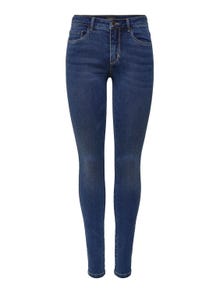 ONLY Skinny Fit Jeans -Dark Blue Denim - 15190176
