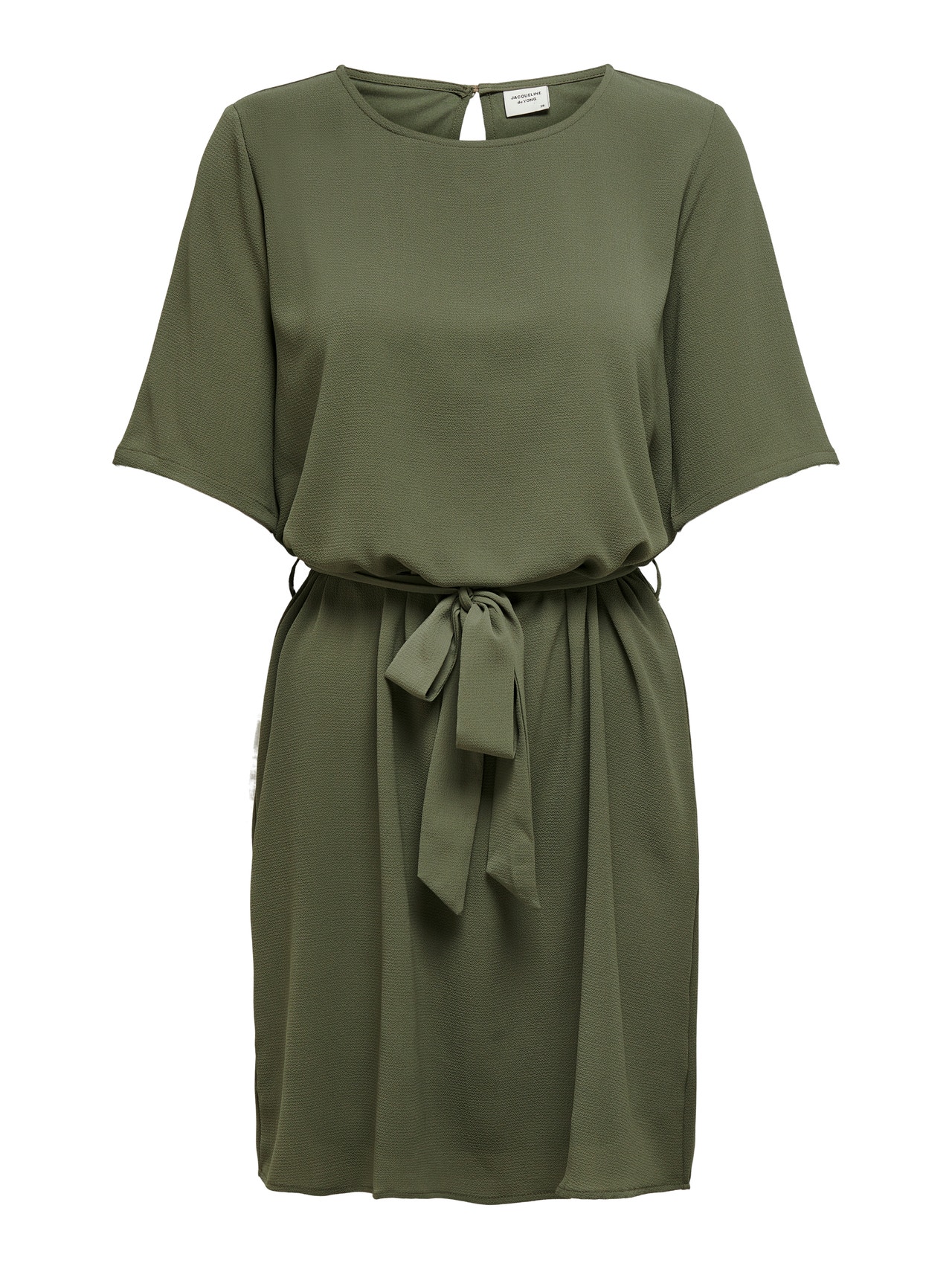 ONLY Mini Solid color Belt Dress -Kalamata - 15190690