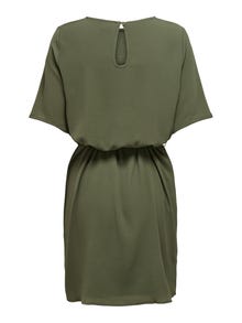 ONLY Mini Solid color Belt Dress -Kalamata - 15190690