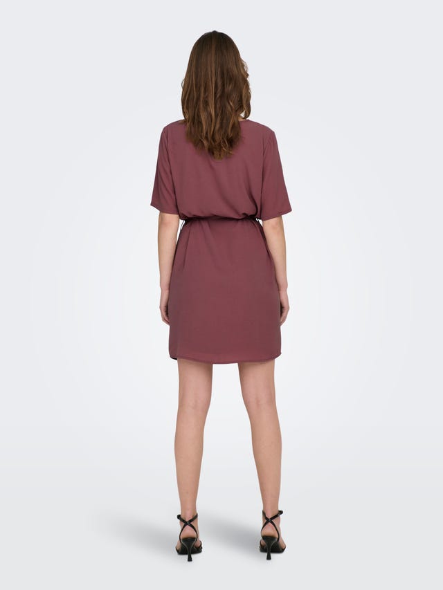 ONLY Regular Fit O-Neck Short dress - 15190690