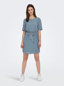 ONLY Regular fit O-hals Korte jurk -Blue Mirage - 15190690