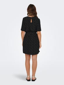 ONLY Regular fit O-hals Korte jurk -Black - 15190690