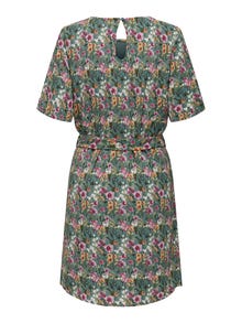ONLY Robe courte Regular Fit Col rond -Balsam Green - 15190690