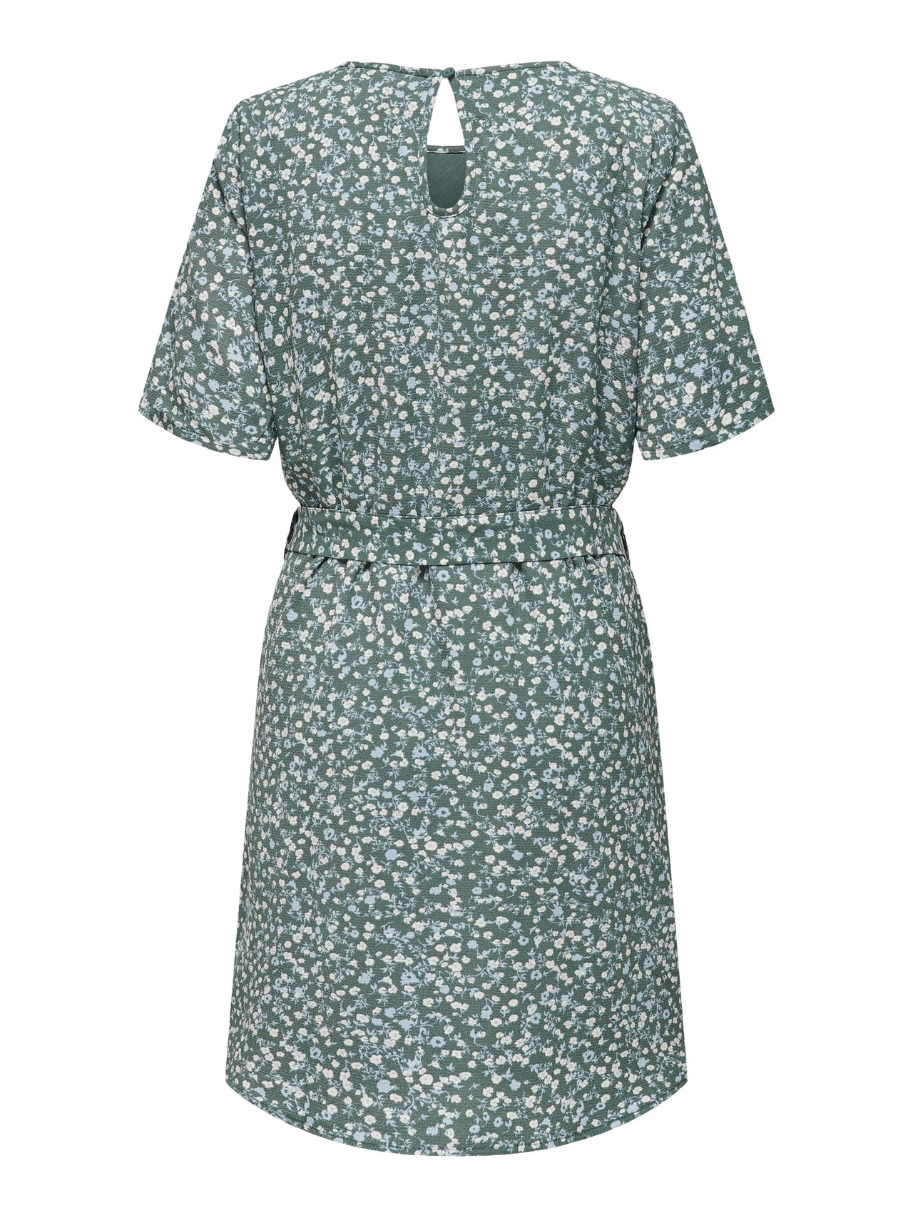 ONLY Mini Kjole med bindebælte -Balsam Green - 15190690