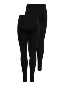 ONLY Slim Fit Hohe Taille Leggings -Black - 15191323