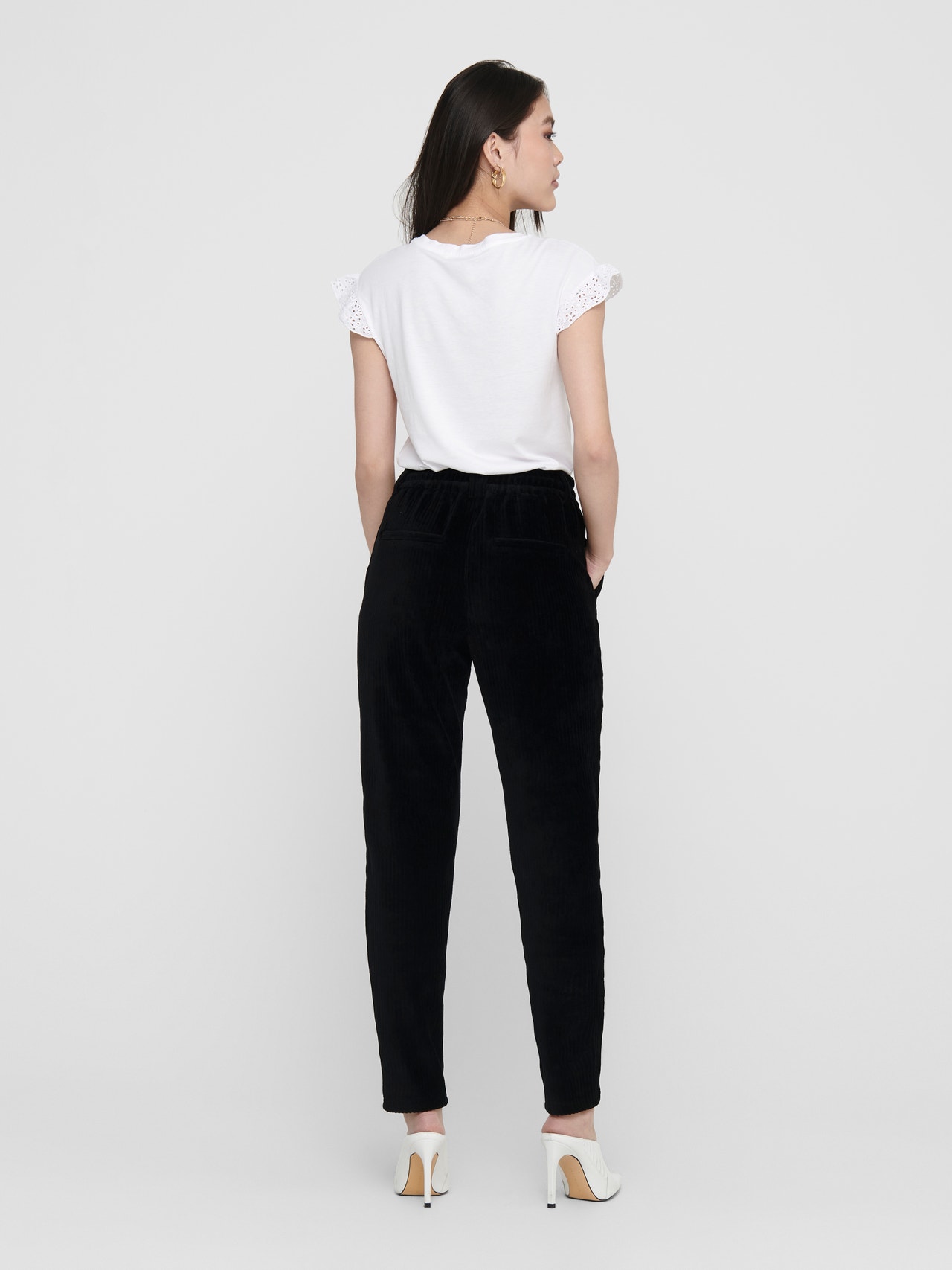 ONLY Pantalons Regular Fit -Black - 15191641