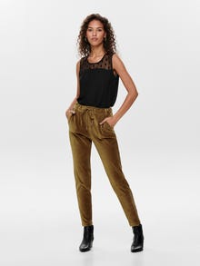 ONLY Pantalons Regular Fit -Toasted Coconut - 15191641