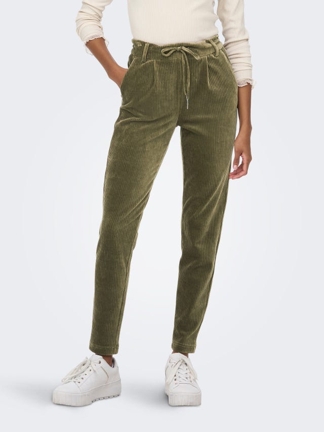 ONLY Poptrash corduroy Trousers - 15191641