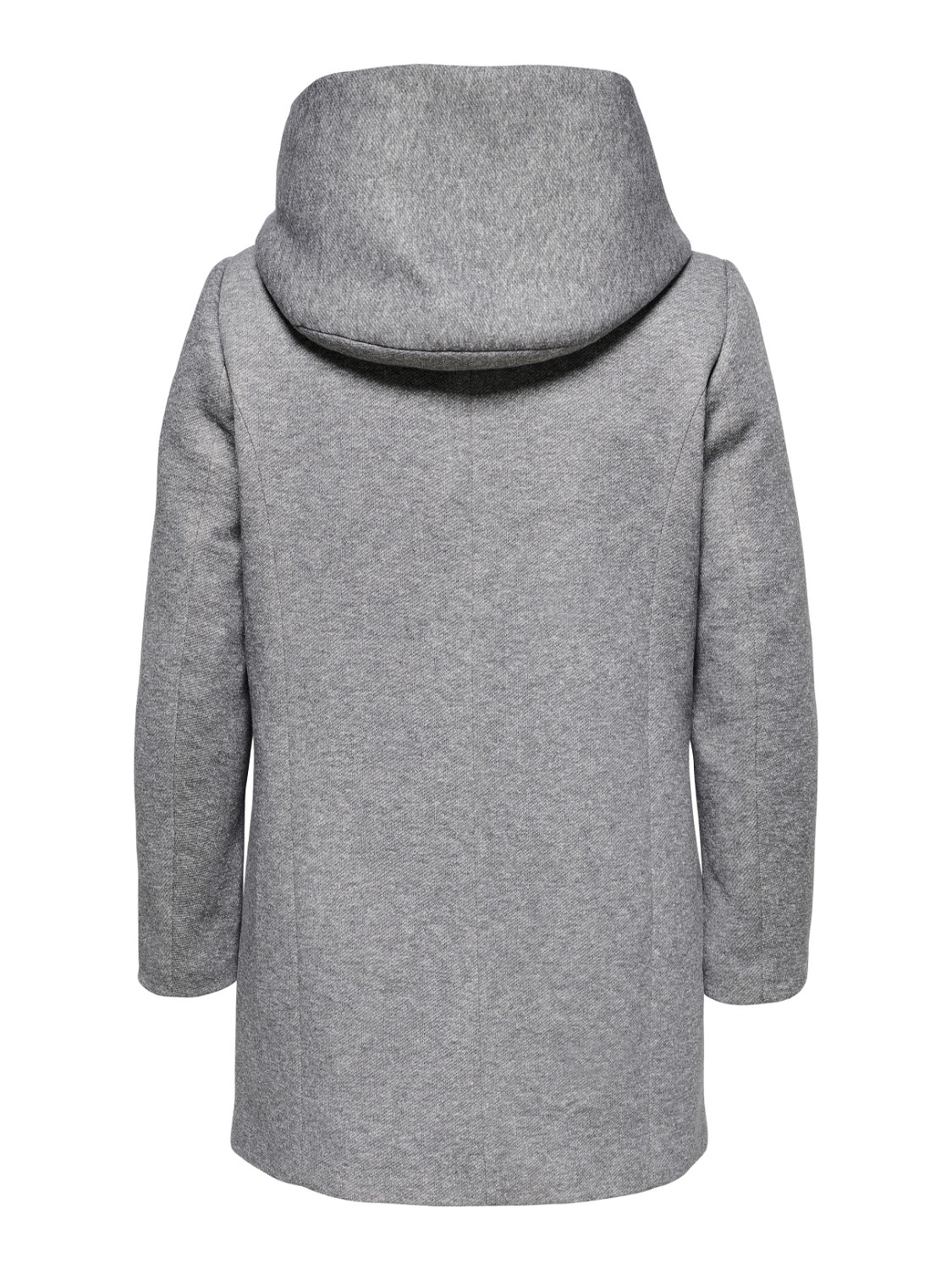 ONLY Hood Coat -Light Grey Melange - 15191768