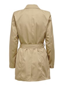 ONLY Short solid color Trenchcoat -Ginger Root - 15191821