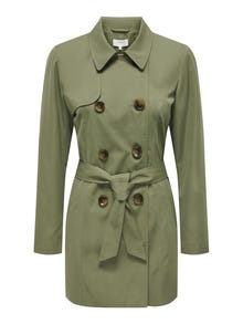 ONLY Double-breasted Trenchcoat -Kalamata - 15191821