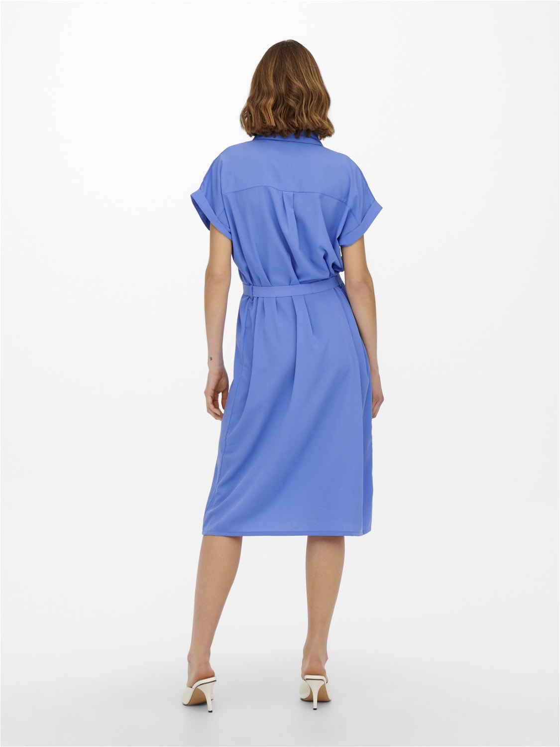 ONLY Knytskärpsförsedd Skjortklänning -Ultramarine - 15191953