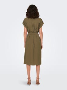 ONLY Knytskärpsförsedd Skjortklänning -Cub - 15191953