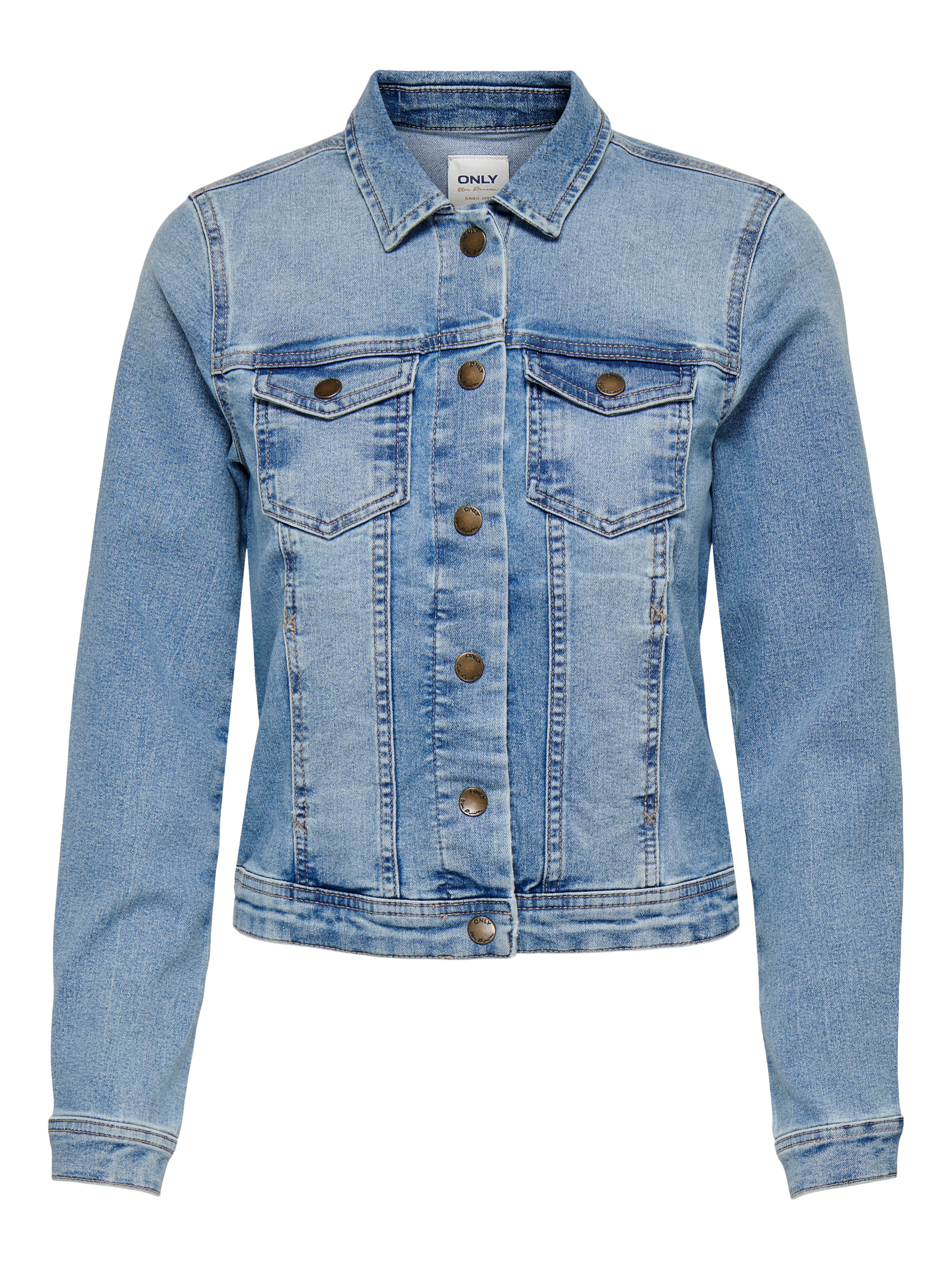 【2plan】Oceanic Relief Blue Denim ONLWESTA Kurtka jeansowa | Light Blue | ONLY®
