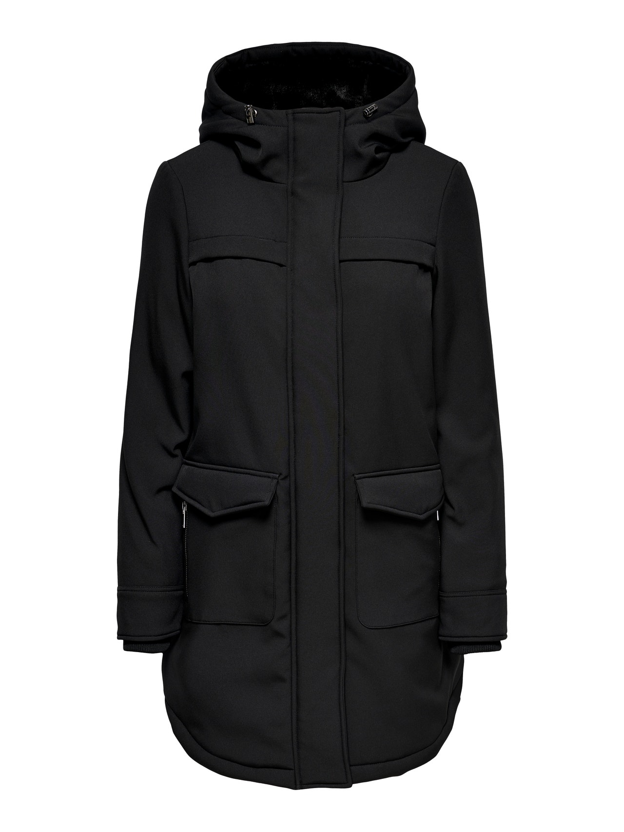 ONLY Long jacket with pockets -Black - 15192522